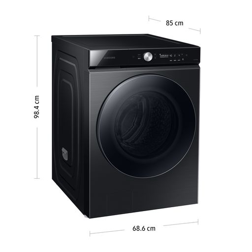 Lavadora SAMSUNG Carga Frontal 24Kg WF24B9600KVPE Negro.