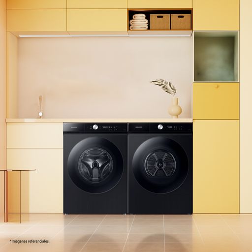 Lavadora SAMSUNG Carga Frontal 24Kg WF24B9600KVPE Negro.