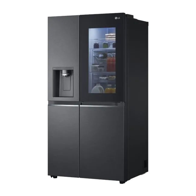 Refrigeradora LG Side By Side GS66SXT 617L Negro Mate