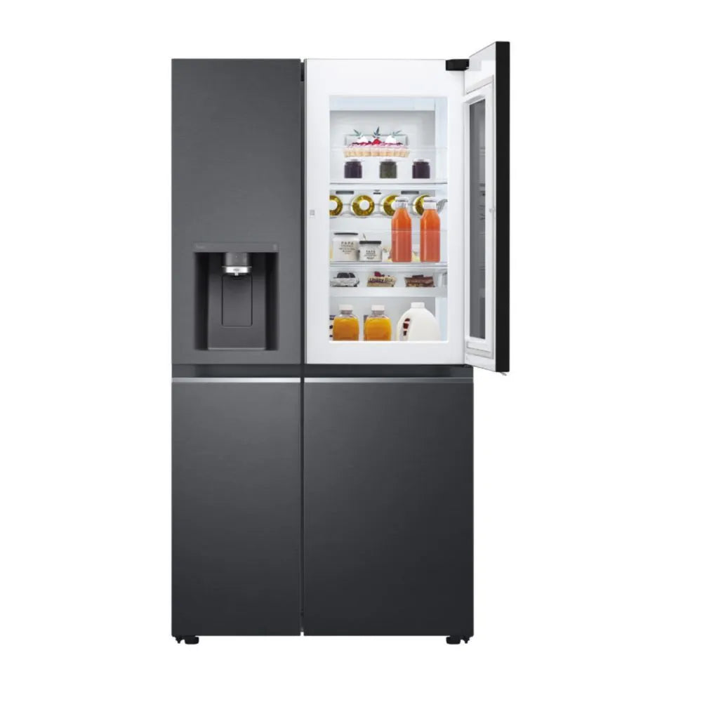 Refrigeradora LG Side By Side GS66SXT 617L Negro Mate